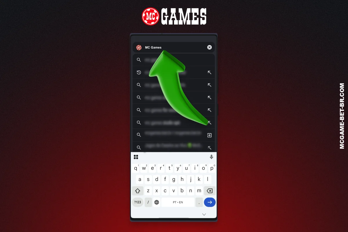 Para instalar o aplicativo MC Games, é necessário acessar o site oficial no Brasil